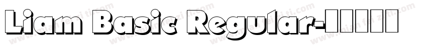 Liam Basic Regular字体转换